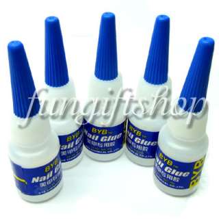   nail glue for sticking false nail tips. Nail art decorations