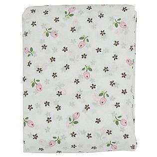 Small Wonders Bunny Garden Fitted Crib Sheet