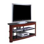 Office Star Products Vista 60 Wood and Glass TV Stand TV2460CD by 
