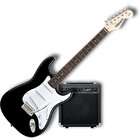   by Fender Fender Starcaster Strat Electric Guitar Starter Pack, Black