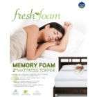 Fresh Foam 2 Mattress Topper with Cover, King