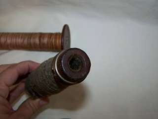 Vtg Antique Wooden Spinning Wheel Spindle Belding Heminway Corticell 