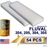 54 Pack of Foam Filters for Hagen Fluval 204/205 304/305 A 222   NEW!