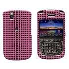 BlackBerry Tour 9630/Bold 9650 Hot Pink w/Polka Dots Snap On Protector 