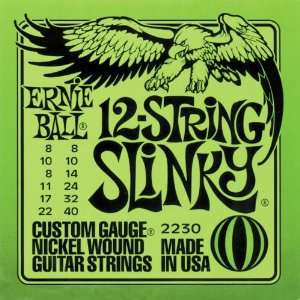   Nickel 12 String Slinky Electric Guitar Strings: Musical Instruments