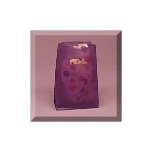   13 Grape Frosted SOS Bag W/ Die Cut Hdl
