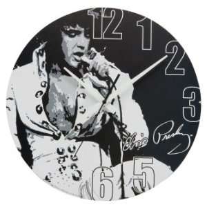 Elvis Presley Decoupage Wall Clock: Home & Kitchen