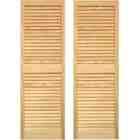 Vantage Building Products Pair of 14 x 67 Louvered Shutters