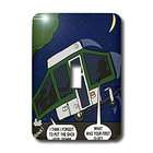 3dRose LLC Rich Diesslins Funny Out to Lunch Cartoons   Pop up Camper 