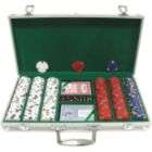 Trademark Poker 300 13 gm Pro Clay Casino Chips w/ Aluminum Case
