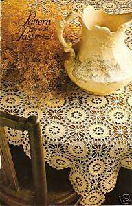PRETTY Lace Tablecloth Doily/CROCHET PATTERN  