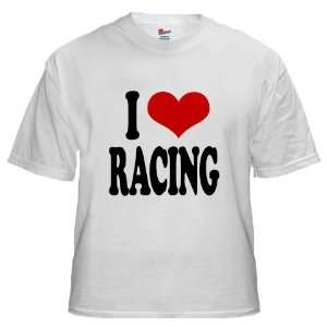  I Love Racing Custom T Shirt(s) S XL 