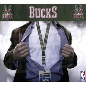  Milwaukee Bucks NBA Lanyard Key Chain and Ticket Holder   Bucks 