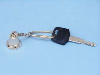 Brass Bell key chain   Nautical Keychain  