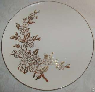 Knowles 22K Gold APPLE BLOSSOM Dinner Plate (s)  