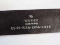 new GUCCI black logo silver BUCKLE Belt 65 cm 26   
