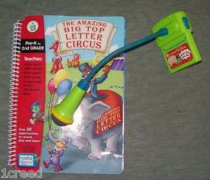 LeapFrog Big Top Letter Circus Book & Microphone Pre k 2nd Grade Leap 