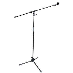 Tripod Microphone Stand w/Boom, Mic Clip,New w/Warranty  