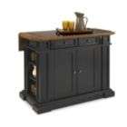 Home Styles Deluxe Kitchen Island with Granite Top