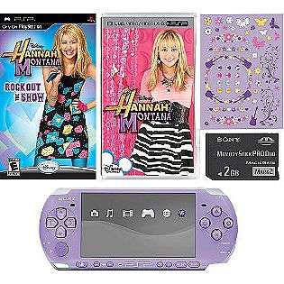 PSP 3000 Limited Edition Hannah Montana Entertainment Pack Video Game 