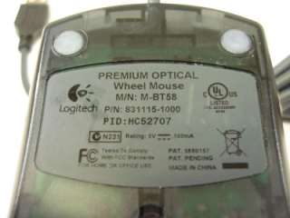 Logitech M BT58 831115 0000 USB Premium Optical Mouse  