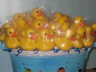   for 50 ducky lollipops and the painted lollipop holder as pictured