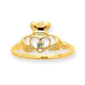   Genuine Blue Topaz Birthstone Ring   Size 6   JewelryWeb: Jewelry