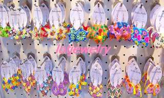 wholesale 50pairs charm assorted polymer clay earrings  