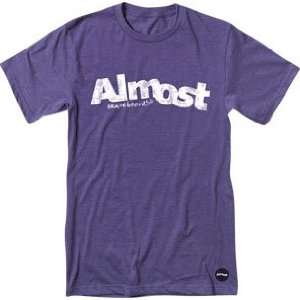  Almost Crooked Teeth T Shirt [X Large] Purple Heather 