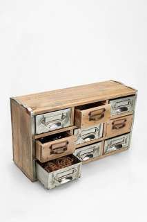Reclaimed Card Catalog Organizer Cabinet   Urban Outfitters