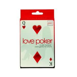 Bundle Love Poker Game and 2 pack of Pink Silicone Lubricant 3.3 oz