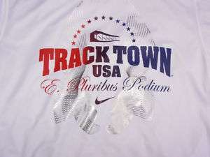 Nike track town usa eugene OR t shirt pluribus podium  