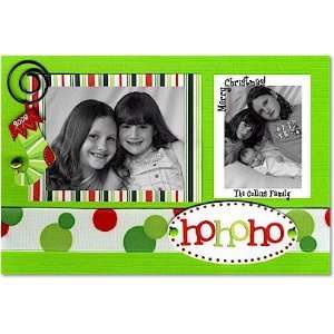  Scrapbook Holiday Photo Cards   Ho Ho Ho Health 