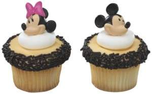 BULK 144 MICKEY Mouse MINNIE Party CUPCAKE Favor RINGS  