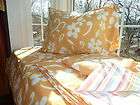POTTERY BARN TEEN Twin WAHINE Tropical Floral Stripe HIBISCUS Duvet 