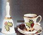 Ceramic Mold Molds CHRISTMAS HOLLY CUP OR BELL Duncan 328