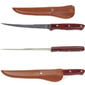  Best Quality Gone FishingT Filet Knife with Sheath   12.25 
