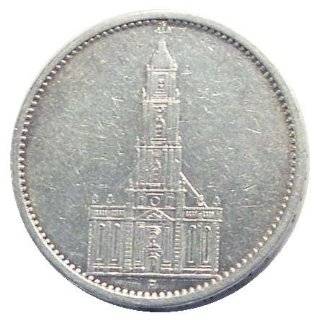 German coin 5 Mark Hindenburg with Swastika, Silver