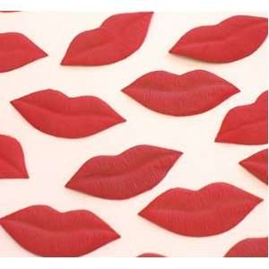  Red Silk Lips Confetti (200 silk lips per bag) Everything 
