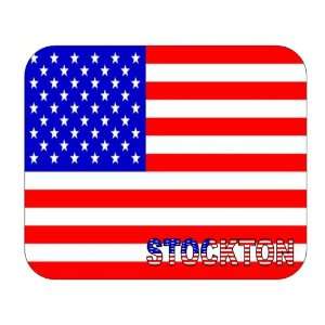 US Flag   Stockton, California (CA) Mouse Pad Everything 