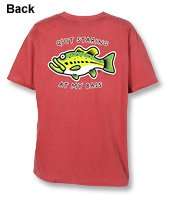    Quit Staring At My Bass Funny Fishing T shirt   Red Clothing