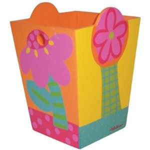  Bright Flowers Wastebasket Toys & Games