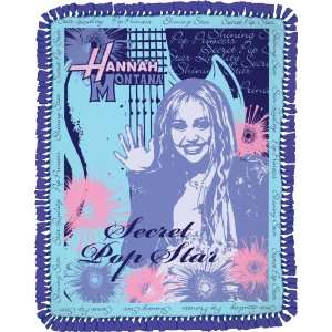  Hannah Montana Secret Pop Star Throw Kit: Home & Kitchen