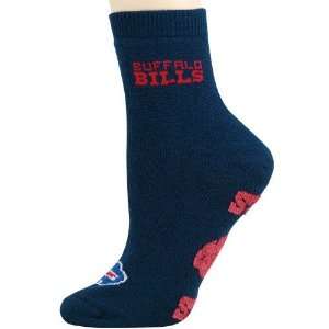  Buffalo Bills Ladies Navy Blue Slipper Socks Sports 
