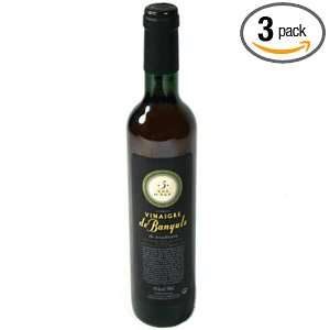Banyuls Wine Vinegar   Imported From France, 16.9 Ounce Bottles (Pack 