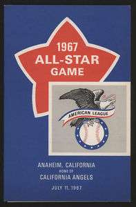 1967 American League All Star Game Media Guide  