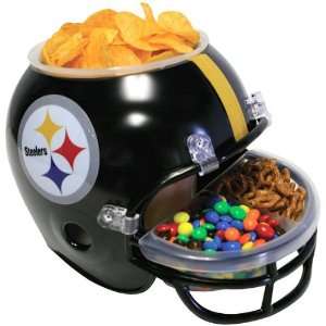  Pittsburgh Steelers   Logo Snack Helmet, NFL Pro Football 