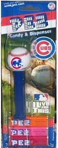 Chicago Cubs MLB Pez Dispenser with Candy Bear Cub Logo  