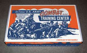 Marx U.S. ARMY TRAINING COMBAT CENTER Play Set Box  