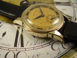 FINE 1940s HAMILTON 10k GOLD FILLED MENs 987A WATCH ROMAN NUMERALS TWO 